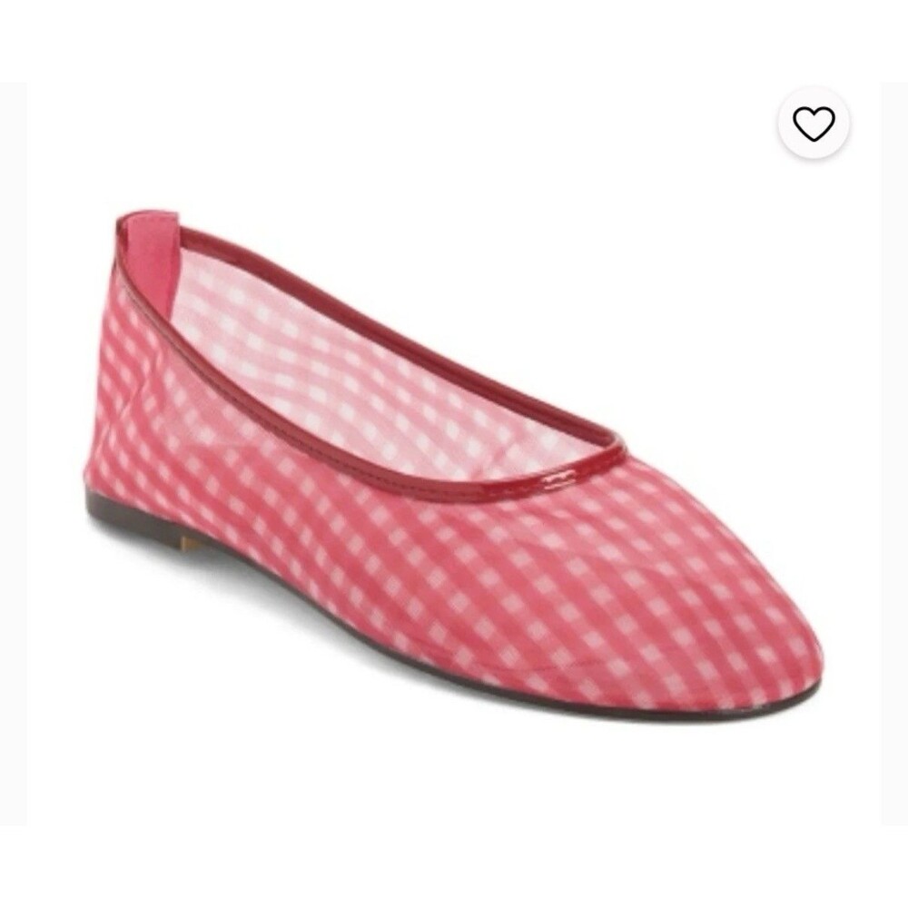 Steve Madden Red Gingham Flats-Meadow Flats-7.5-NWOT